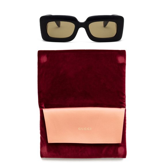 NWT GUCCI GG0816S - 001 LEATHER SUNGLASSES - Picture 16 of 16